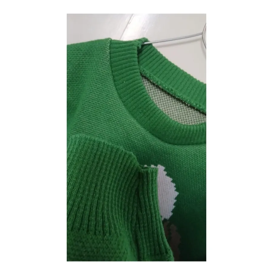 بافت تدی سبز دخترانه