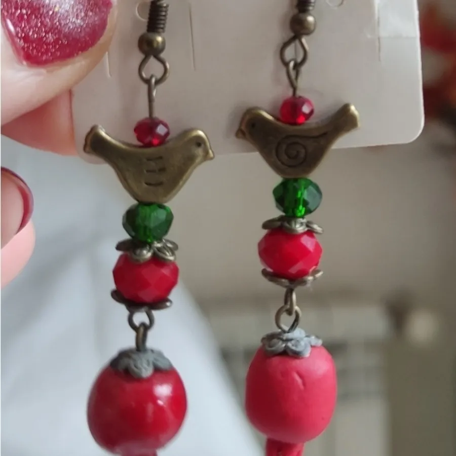 گوشواره انار یلدایی