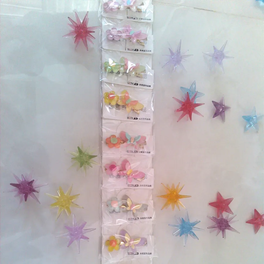 گیره مو پروانه و گل