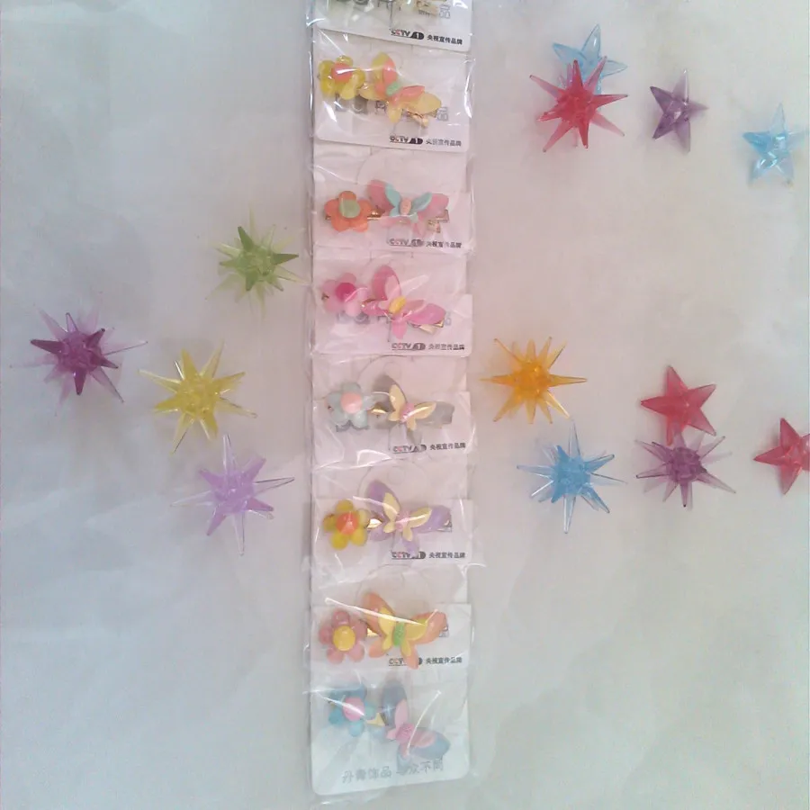 گیره مو پروانه و گل