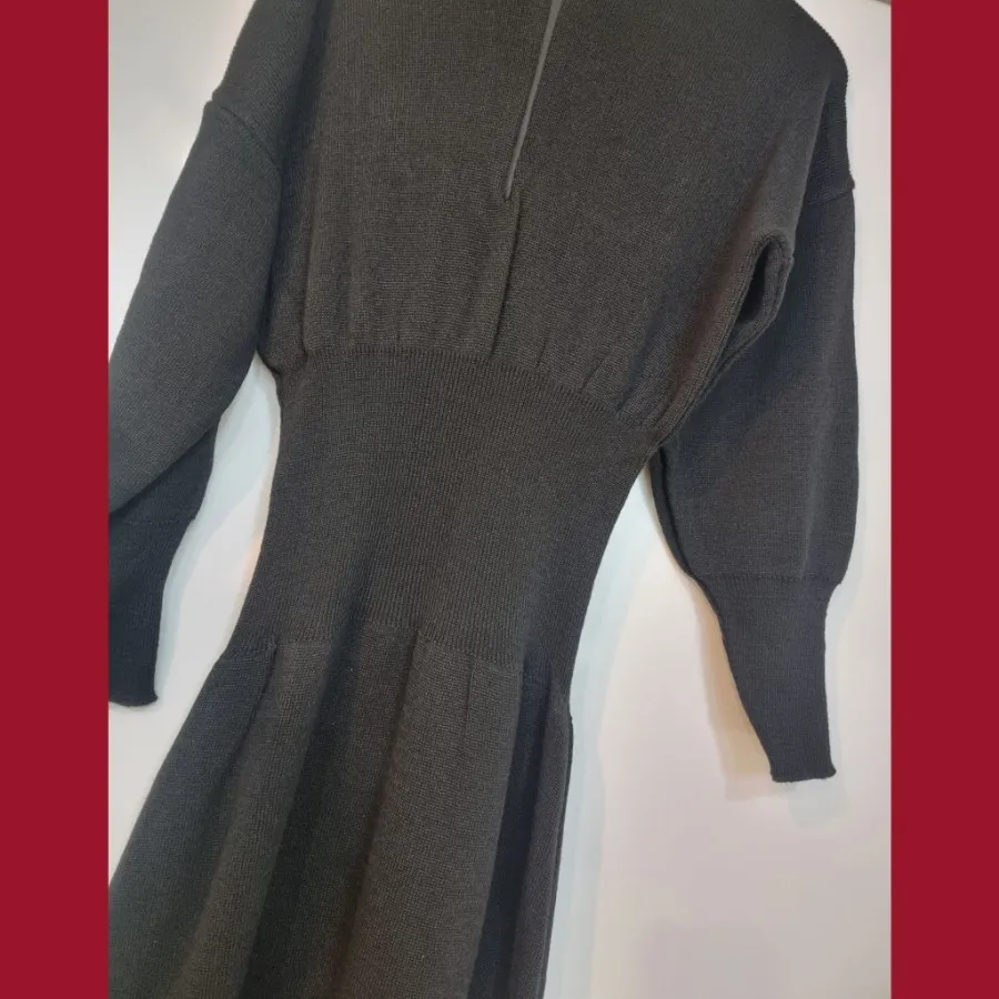 پیراهن بافت کلاه دار