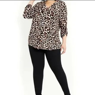 شومیر پلنگی جلو دکمه