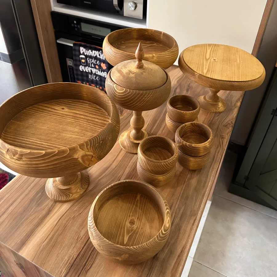 ست پذیرایی چوبی