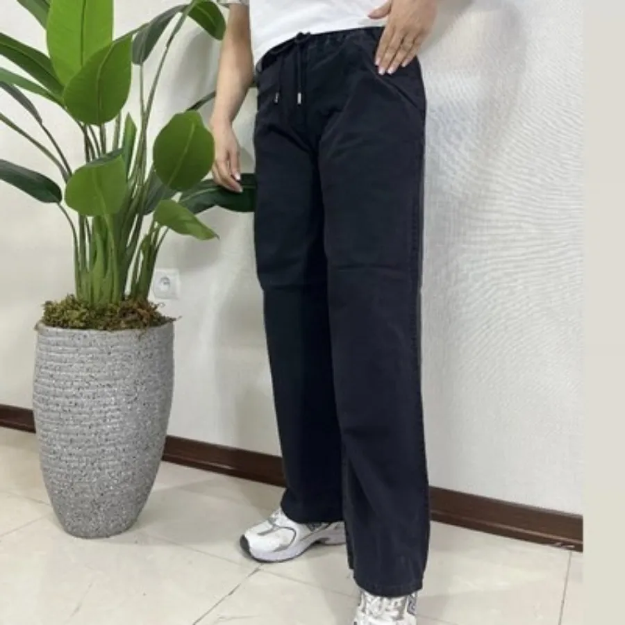 شلوار نیم بگ جین راحت