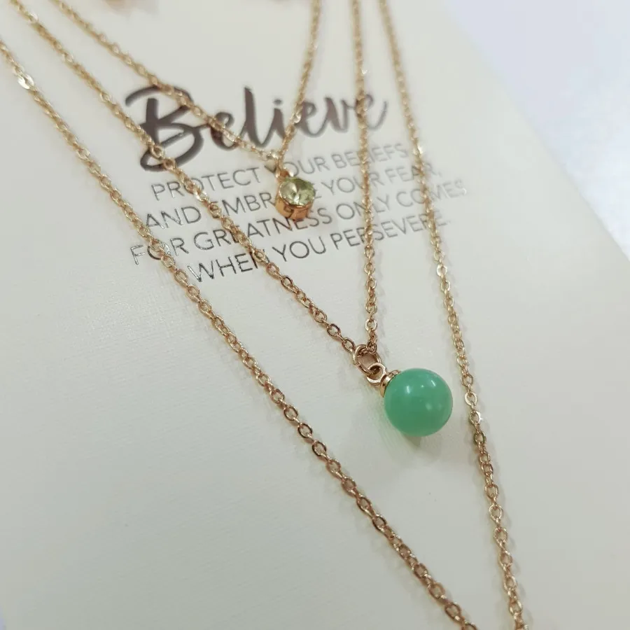 پک گردنبند سنگ آونتورین