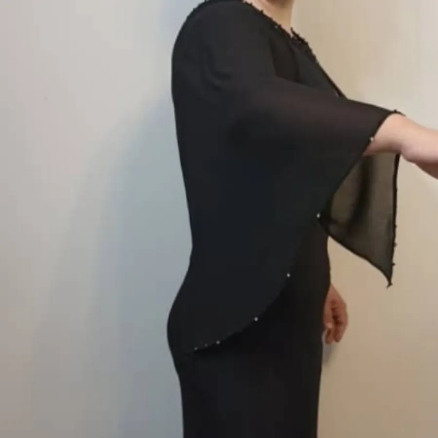 پیراهن مجلسی لمه مشکی