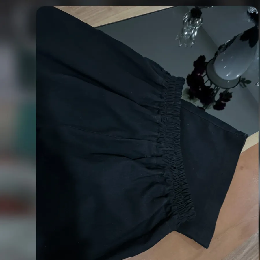 شلوار واید لگ کتان