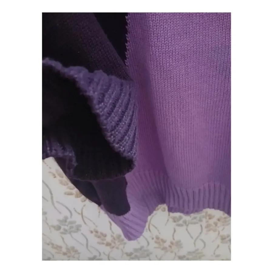 بافت ژاکت زنانه بنفش