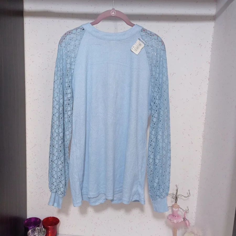 بلوز مجلسی آبی