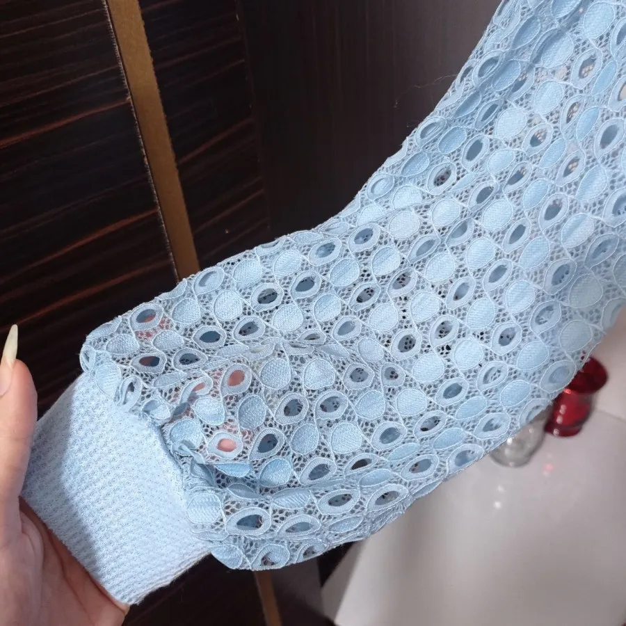 بلوز مجلسی آبی