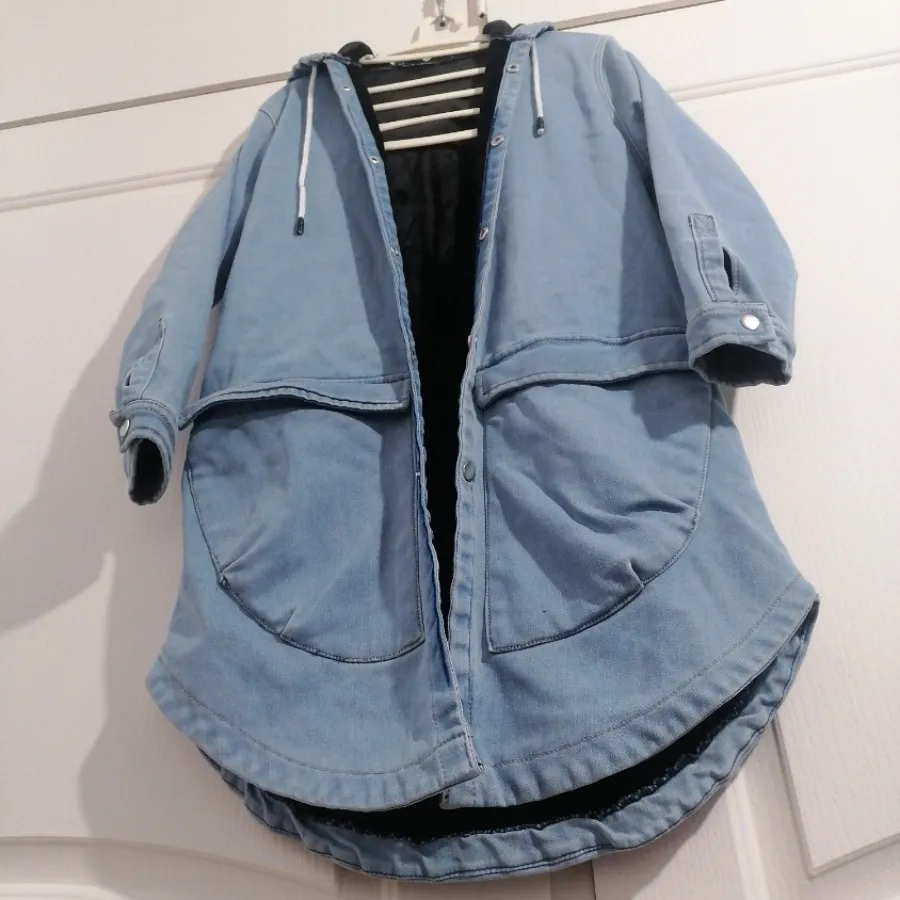 پالتو جین آبی روشن