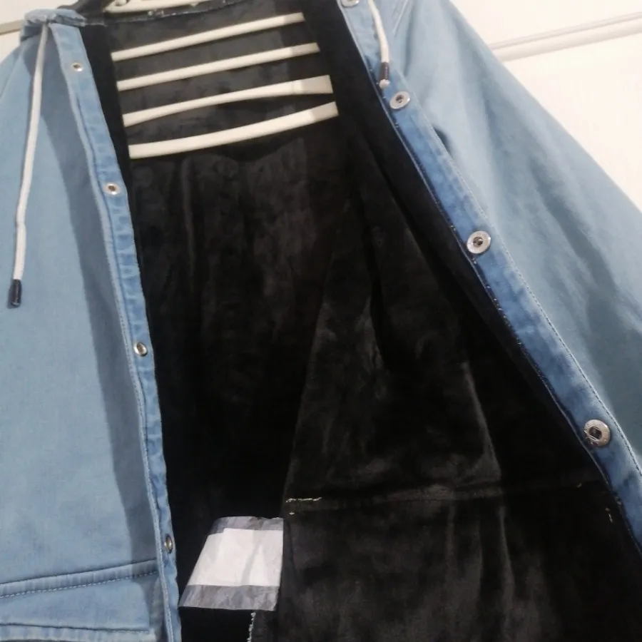 پالتو جین آبی روشن