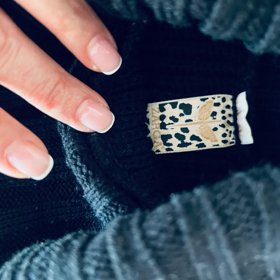 کراپ پلیور بافت یقه اسکی