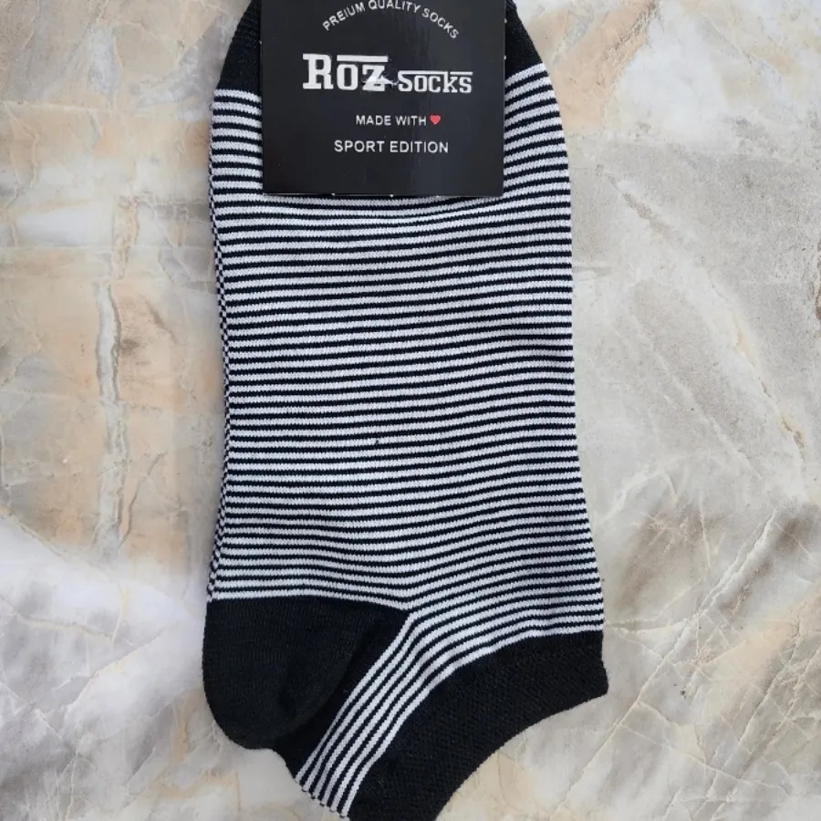 جوراب مچی سفید مشکی