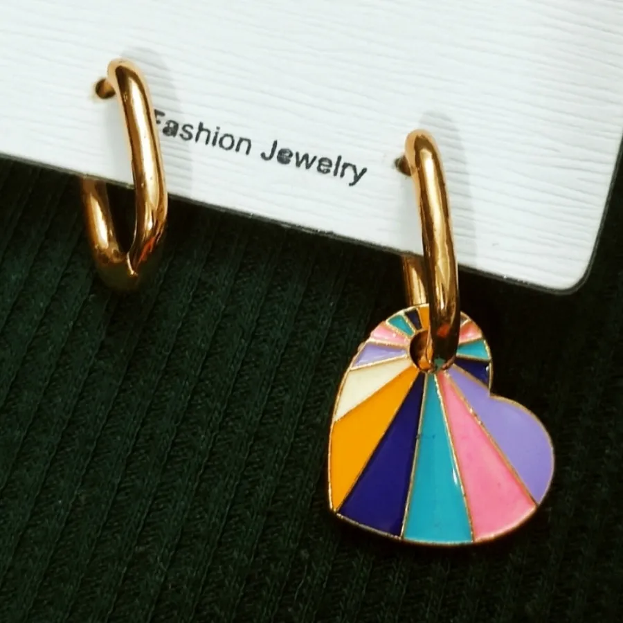 گوشواره رنگی  وارداتی ترک