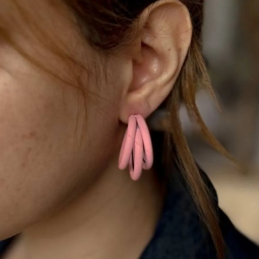 گوشواره میخ نقره