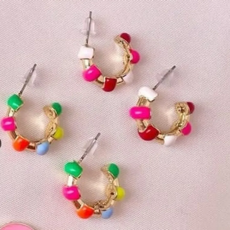 گوشواره میناکاری ترک