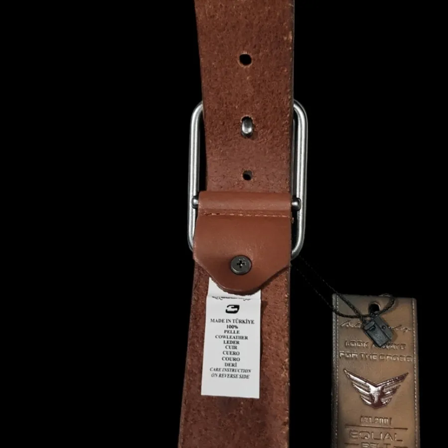 کمربند ترک قهوه ای روشن