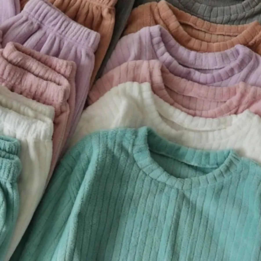 ست بلوز شلوار تدی کبریتی