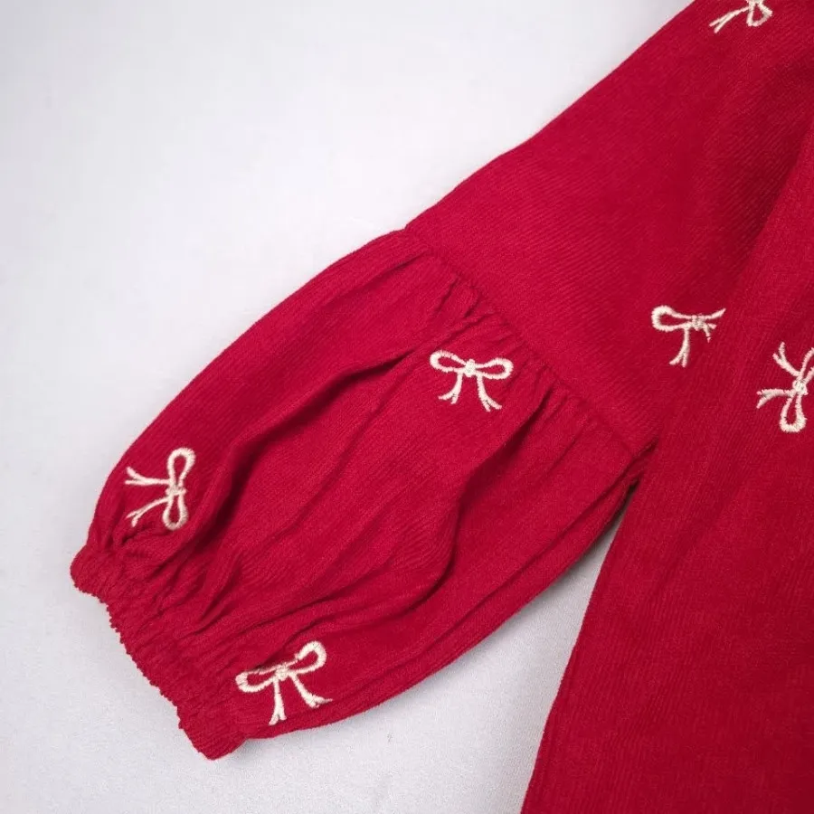 پیراهن مخمل پاپیون ?
✂