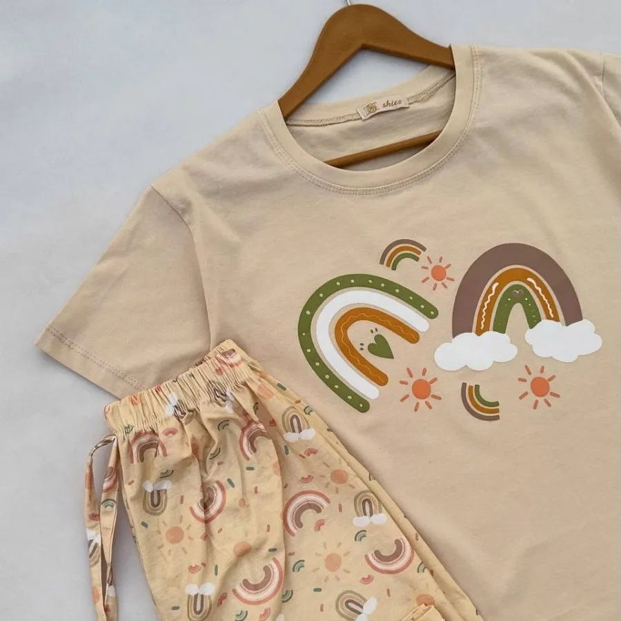 ست تیشرت و شلوار عروسکی