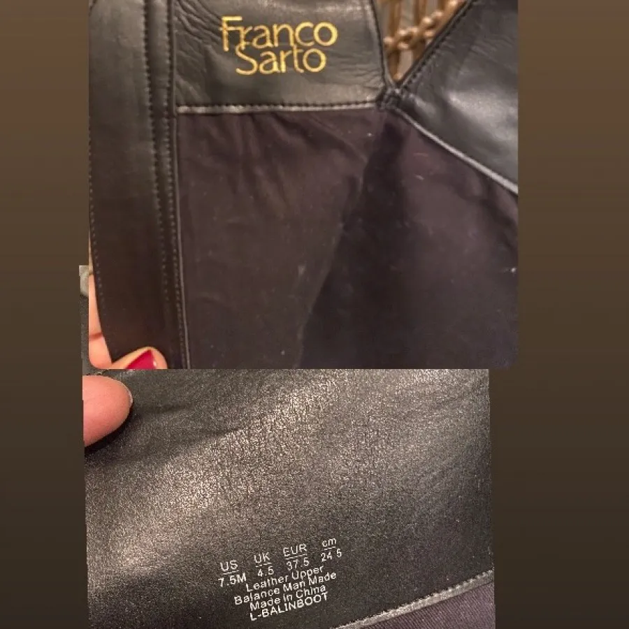 بوت چرم مشکی امریکایی