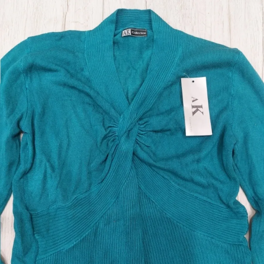 بلوز بافت سبزآبی