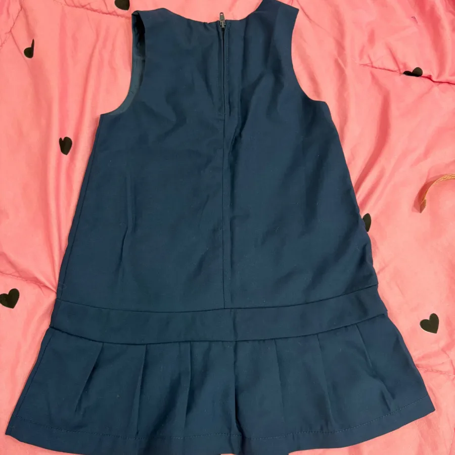 سارافون دخترانه سرمه ای