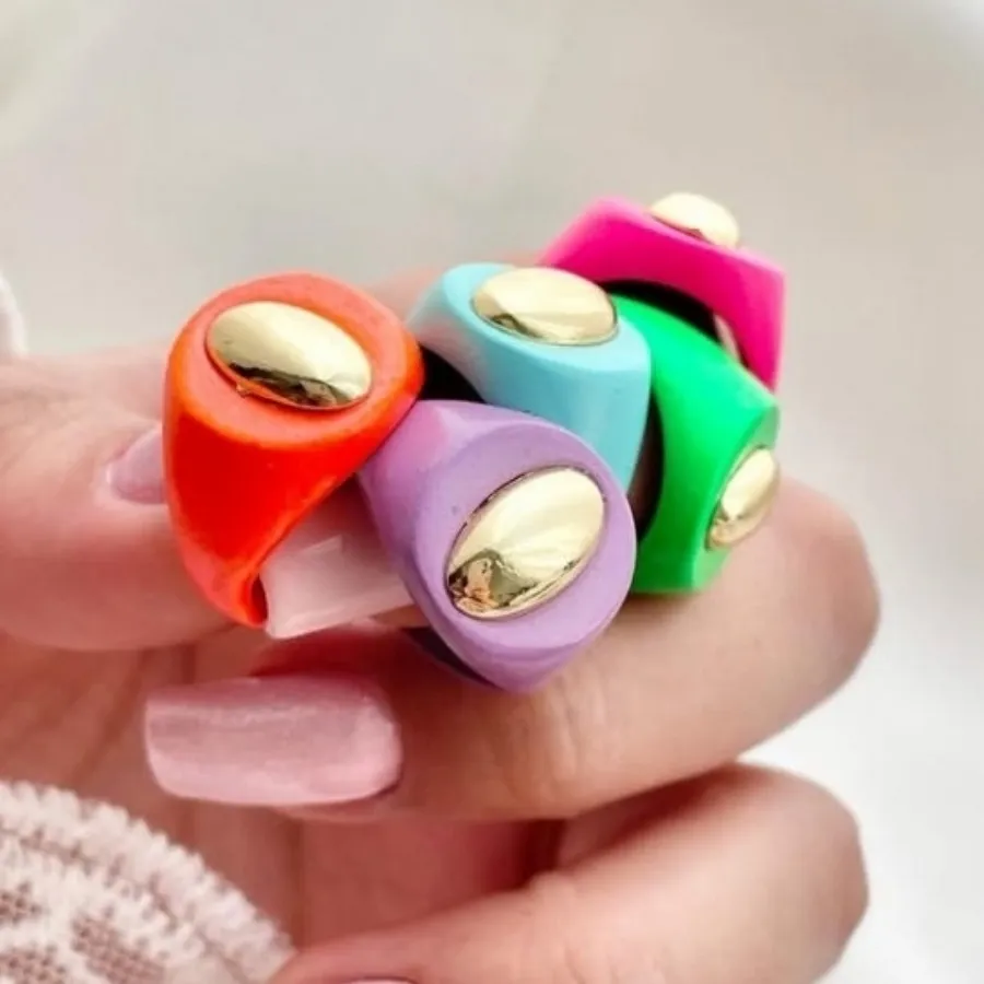 انگشتر رنگی فری سایز