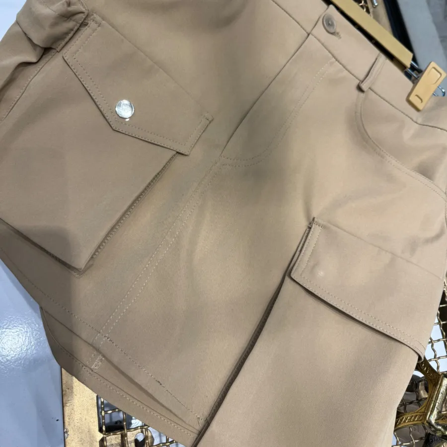 ست کراپ و دامن کتان