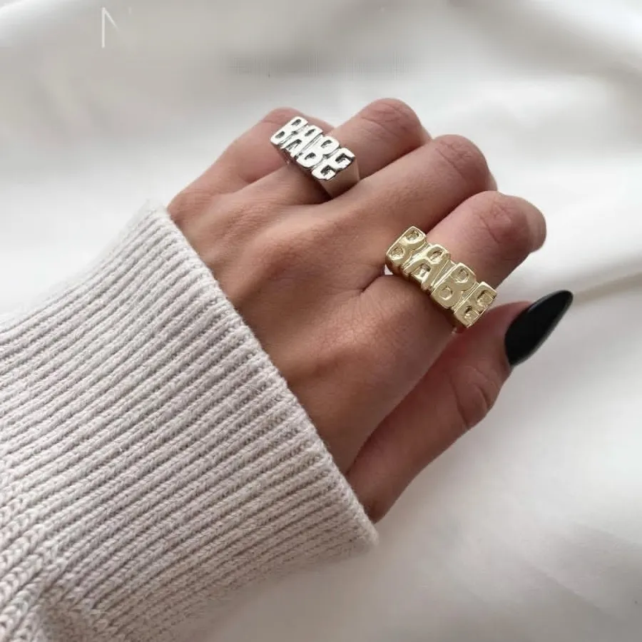 انگشتر BABE فری سایز