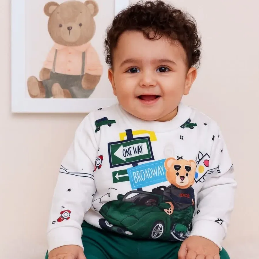 بلوز شلوار نقلی تدی و ماش