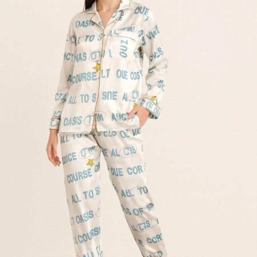 ست بلوز و شلوار ساتن