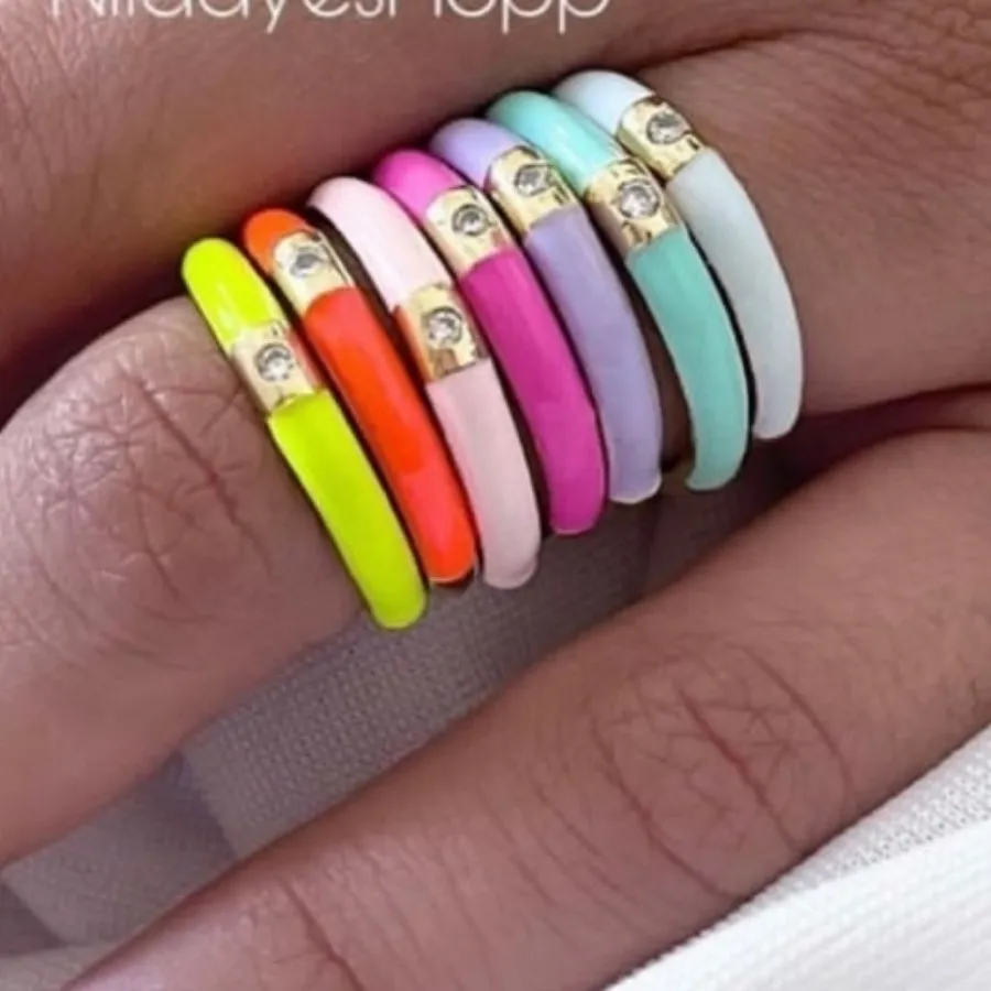 انگشتر رینگی تک نگین ترک