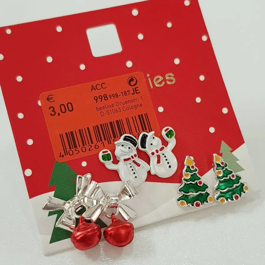 پک گوشواره گلگوش کریسمسی