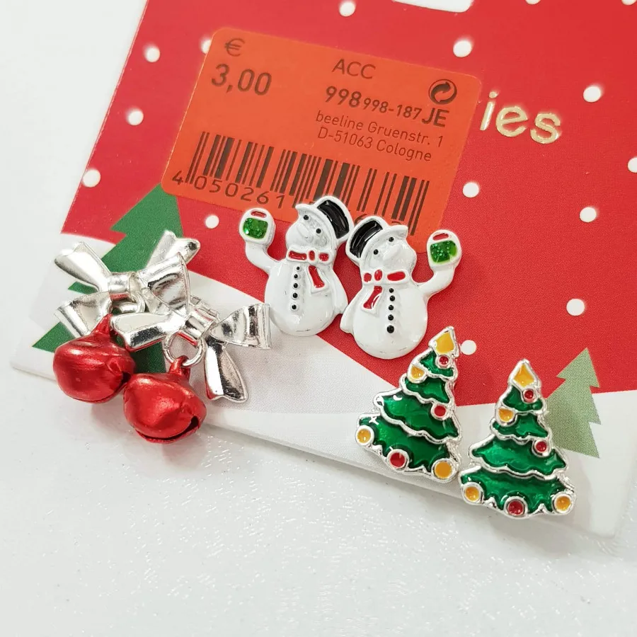 پک گوشواره گلگوش کریسمسی