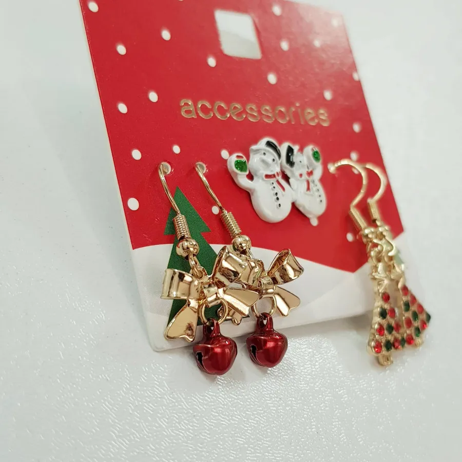 پک گوشواره گلگوش کریسمسی