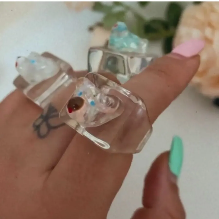 انگشتر تدی کریستالی