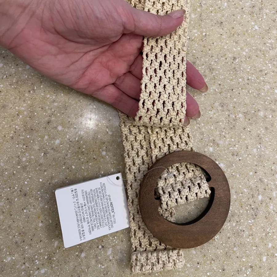 کمربند زارا حصیری