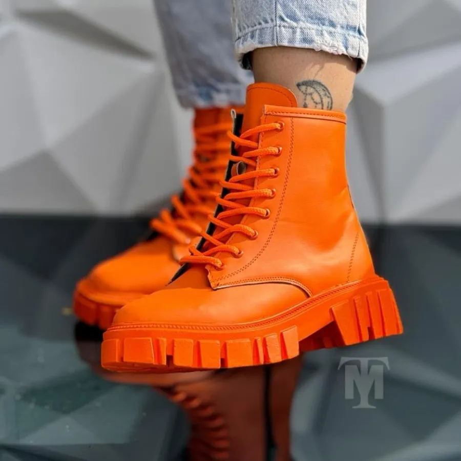 نیم بوت سایز 38 نارنجی