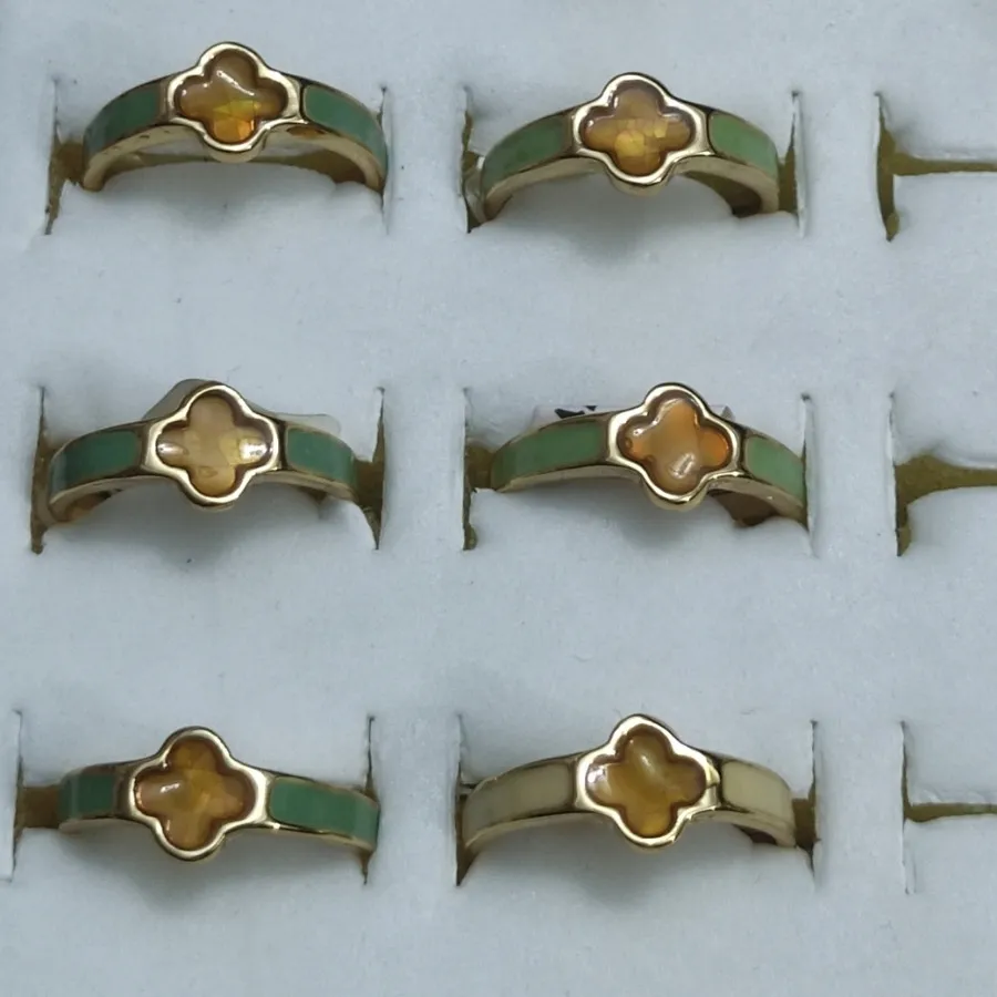 انگشتر مینا کاری کپی طلا