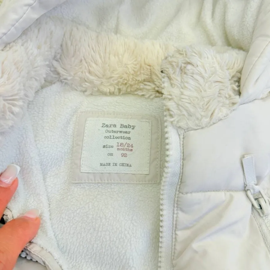 کاپشن  دخترانه  zara