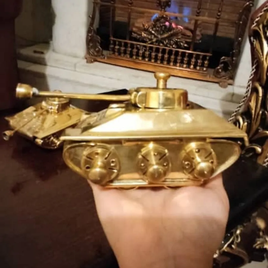 تانک برنجی دکوری کوچک