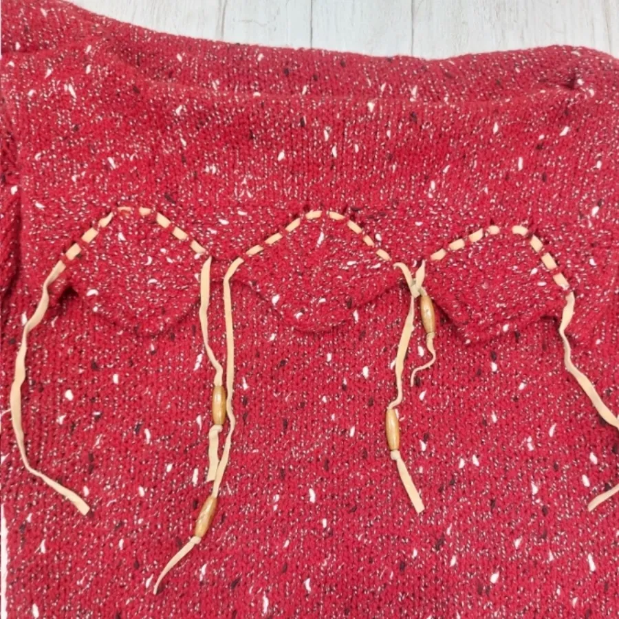 بلوز بافت قرمز