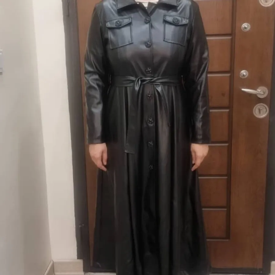 پالتو چرم مشکی