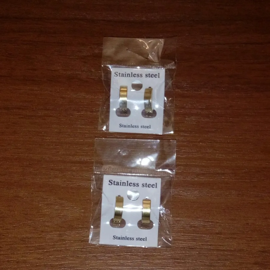 گوشواره استیل طلایی