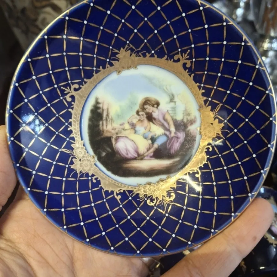 سرویس قهوه خوری سرمه ای