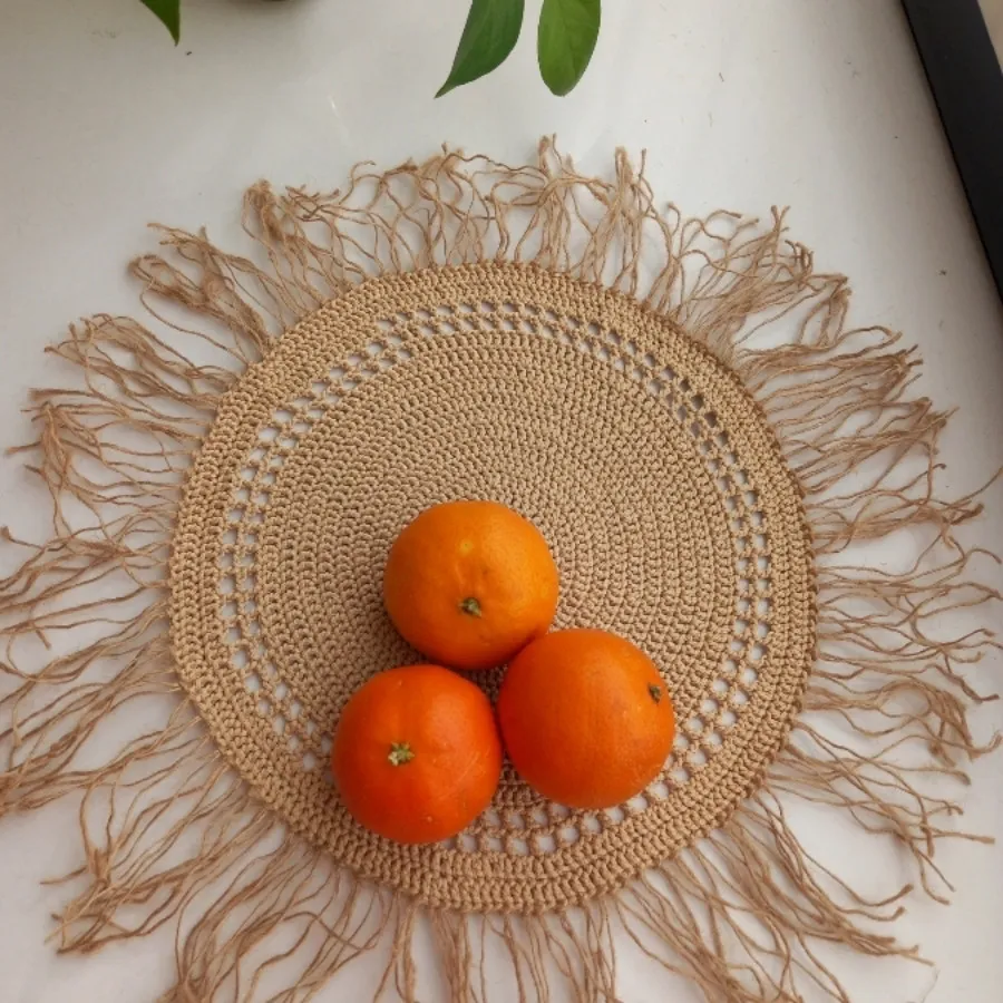 رومیزی دست باف