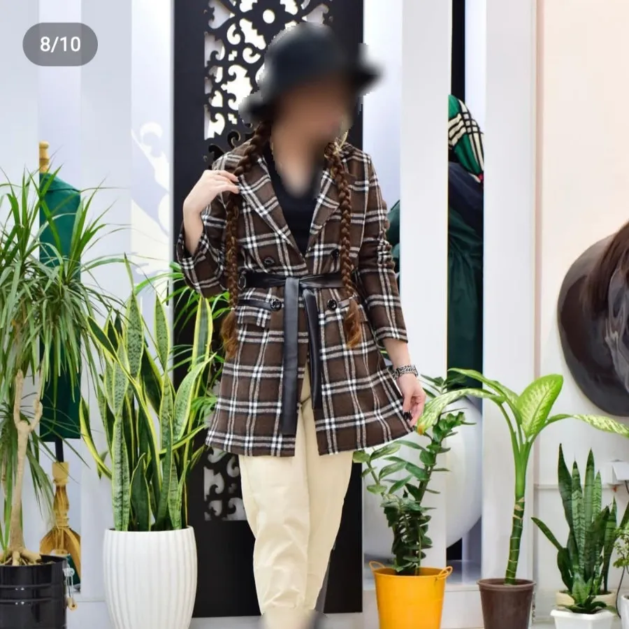 پالتوکتی پشمی چهاردکمه