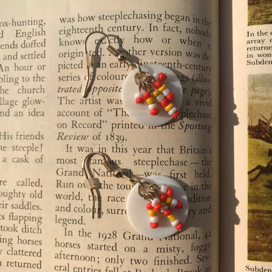 گوشواره صدفی